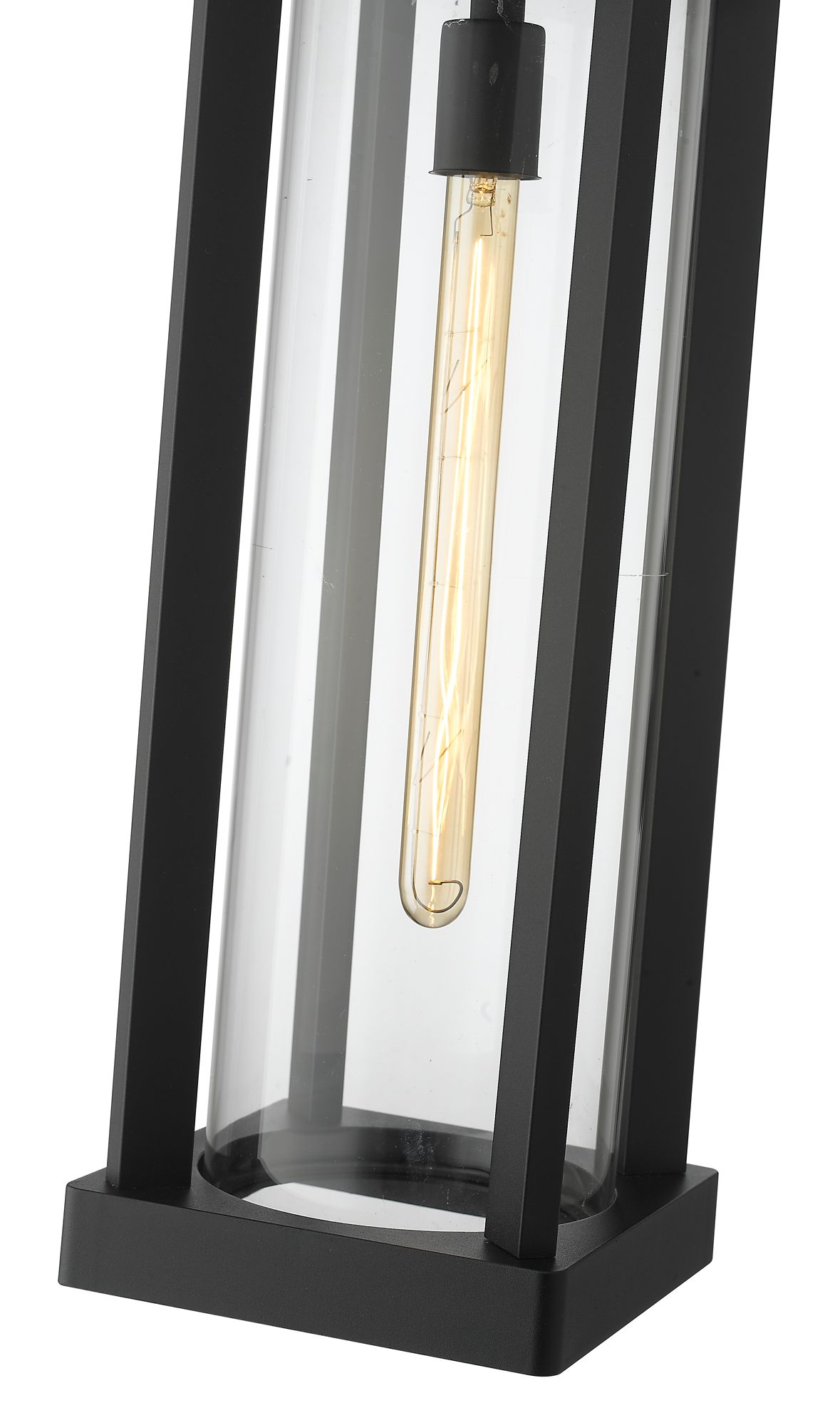 Image 4 Glenwood 22 1/4"H Black Rectangular Outdoor Hanging Light more views