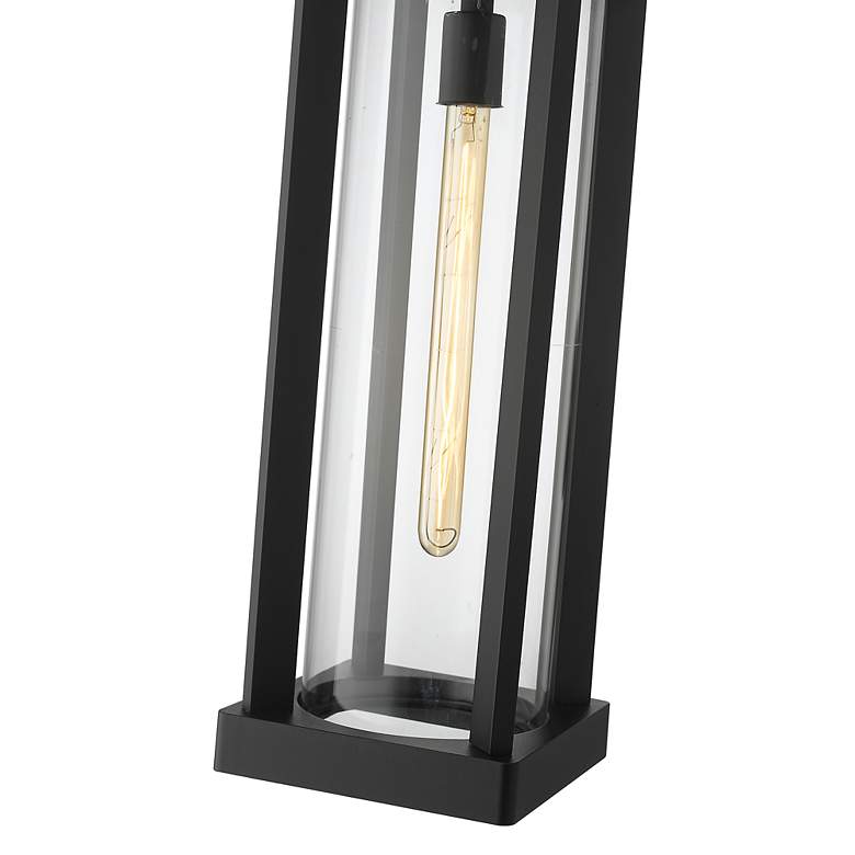 Image 4 Glenwood 22 1/4"H Black Rectangular Outdoor Hanging Light more views