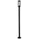 Glenwood 88 3/4" High Black Outdoor Post Light with Base