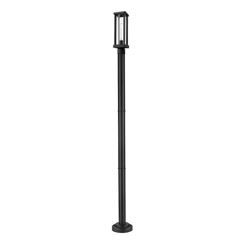 Image 6 Glenwood 88 3/4" High Black Outdoor Post Light with Base more views