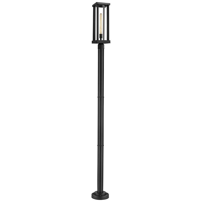 Image 1 Glenwood 93 3/4" High Black Aluminum Outdoor Post Light