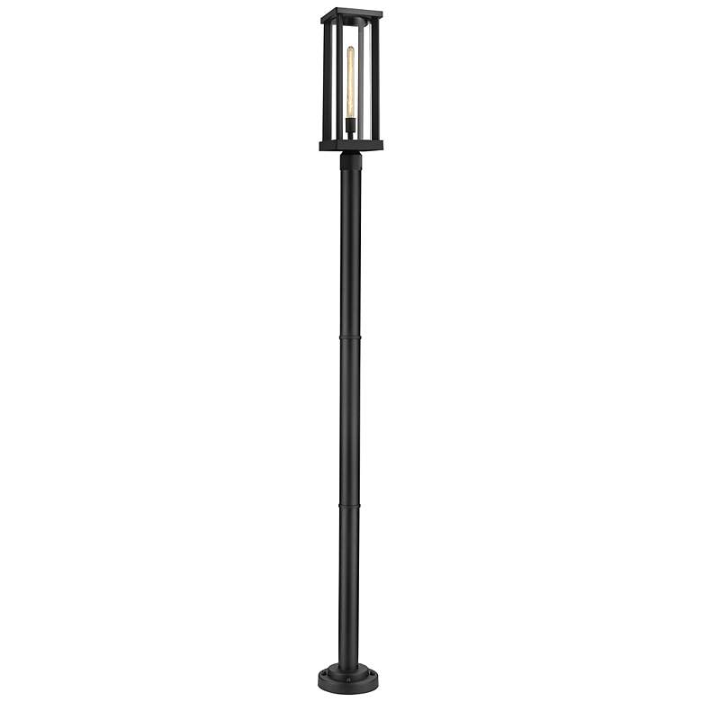 Image 1 Glenwood 93 3/4 inch High Black Aluminum Outdoor Post Light