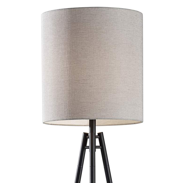 Image 2 Glenwood Black Metal Tripod Floor Lamp more views