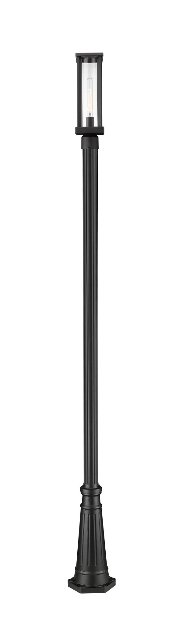 Image 5 Glenwood by Z-Lite Black 109 inch 1 Light Outdoor Post Mounted Fixture more views