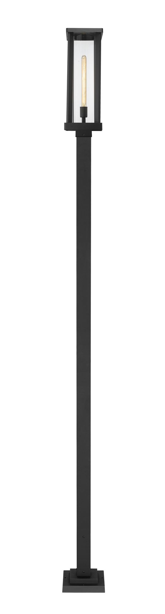 Image 5 Glenwood by Z-Lite Black 114 inch 1 Light Outdoor Post Mounted Fixture more views