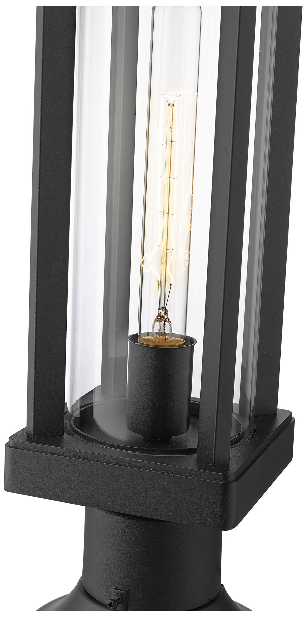 Image 6 Glenwood by Z-Lite Black 16 inch 1 Light Outdoor Pier Mounted Fixture more views