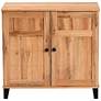 Glidden 29 1/2" Wide Oak Brown 2-Door Shoe Storage Cabinet