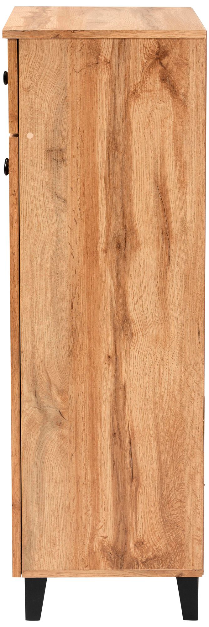 Glidden 30 1/2" Wide Oak Brown 1-Drawer Shoe Storage Cabinet