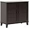 Glidden Dark Brown Wood 28 1/4" High Modern Shoe Cabinet