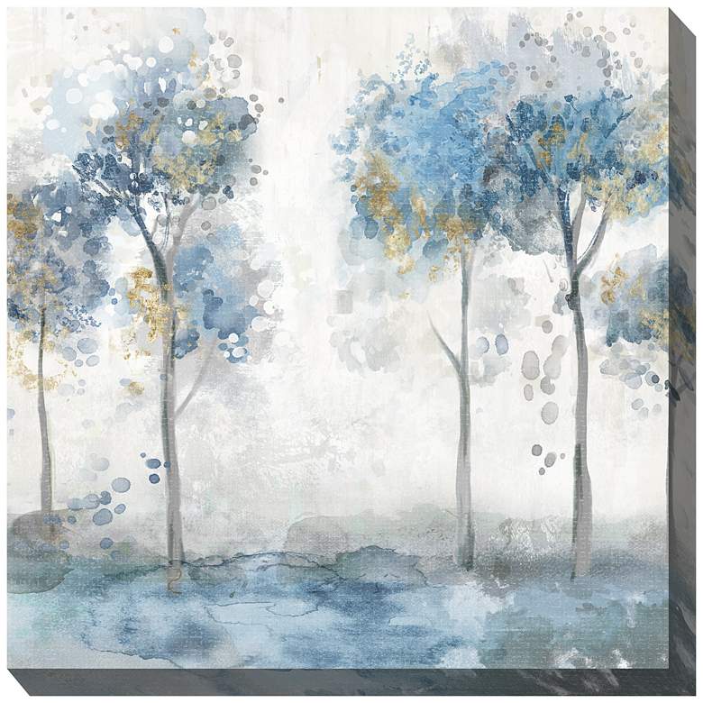 Image 1 Glimmering Mist 1 24" Square Outdoor Canvas Wall Art