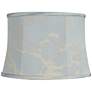 Glinsk Blue Softback Drum Lamp Shade 14 1/4 x 16 1/4 x 11 (Washer)