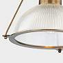 7_Glint 15" Wide Patina Brass Ceiling Light more views