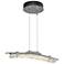 Glissade 20" Wide Vintage Platinum Standard LED Pendant w/ Clear Shade