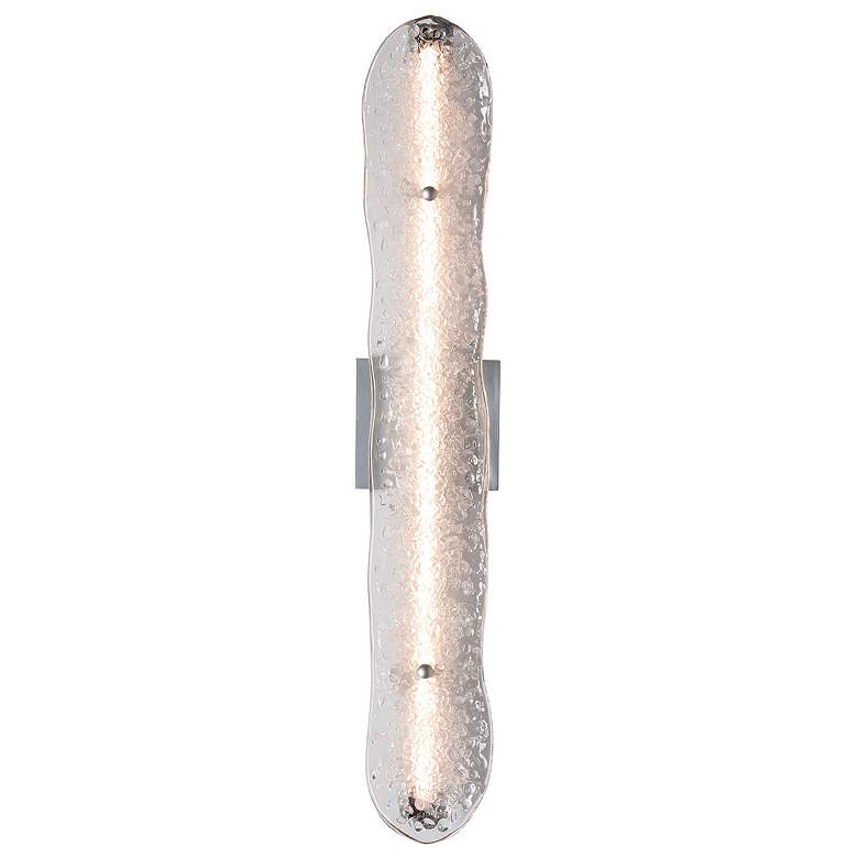 Image 1 Glissade 27.6" Wide Sterling LED Bath Bar