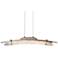 Glissade 4.2" Wide Soft Gold Pendant