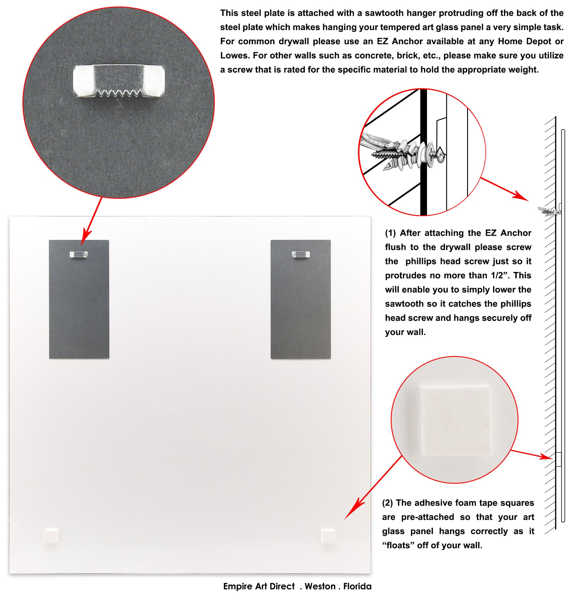 Image 7 Glistening Tide B" Frameless Free Floating Tempered Art Glass Wall Art more views