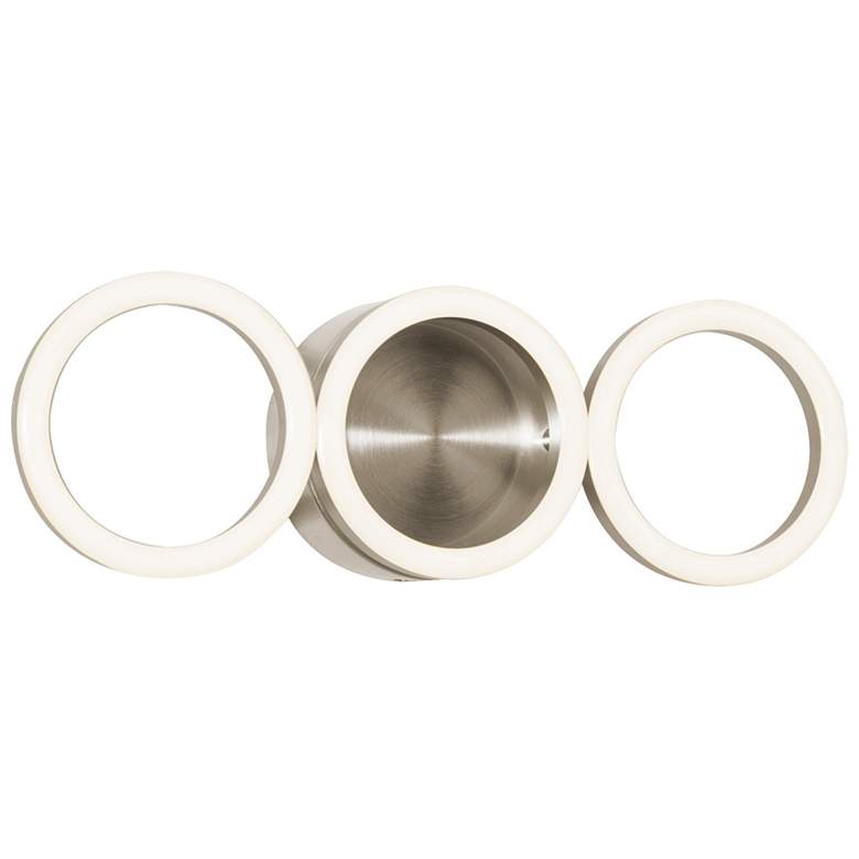 Image 1 Glo 14" LED Wall Sconce - Satin Nickel - 3000K