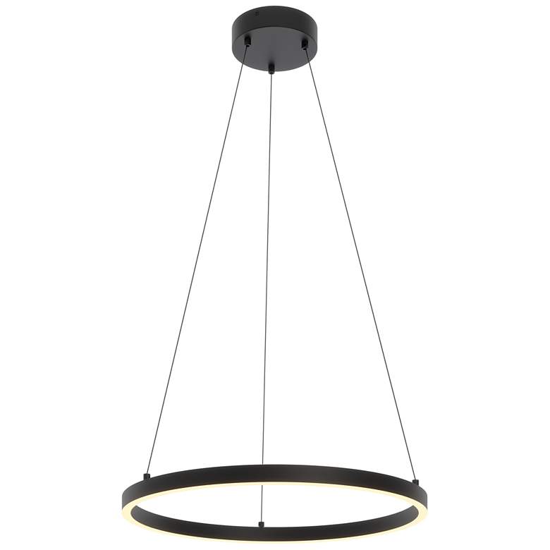 Image 1 Glo 24 inch LED Pendant Light - Black - 3000K