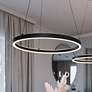 1_Glo 24" LED Pendant Light - Black - 3000K