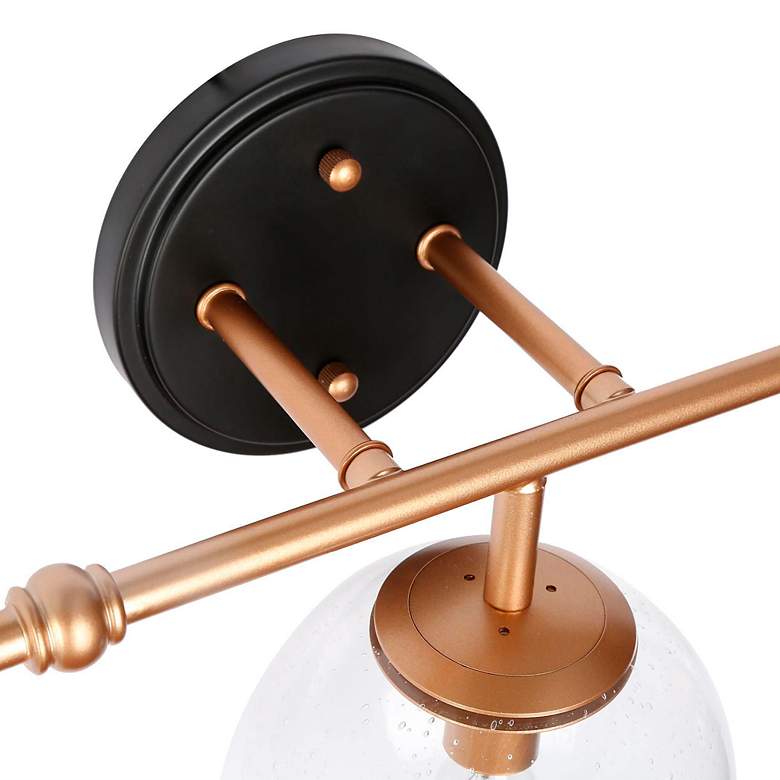Image 4 Globa 24 1/2" Wide 3-Light Gold Vanity Bath Light more views