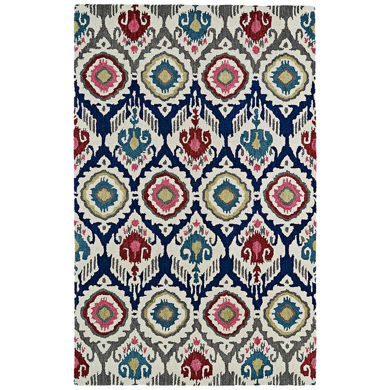 Image 1 Global Inspirations GLB04-86 5'x7'9" Multi-Color Area Rug