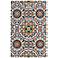 Kaleen Global Inspirations GLB08-01 Gray and Red Area Rug