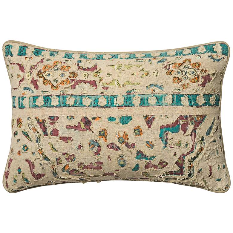 Image 1 Global Traveler Multicolor 21" x 13" Accent Pillow