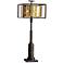 Global Views 37" Brass and Bronze Industrial Modern Table Lamp