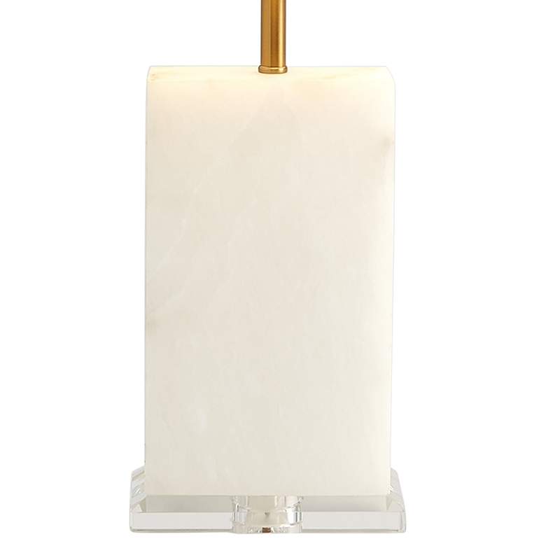 Image 3 Global Views Brigitte 27 1/4 inch Modern Alabaster Stone Table Lamp more views