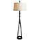 Global Views Compass 69" High Antique Bronze Metal Floor Lamp