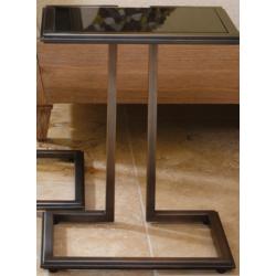 Global Views Cozy Up Large Bronze and Granite Accent Table