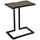 Global Views Cozy Up Small Bronze and Granite Accent Table