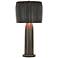Global Views Crimp 33" High Bronze Metal Modern Table Lamp