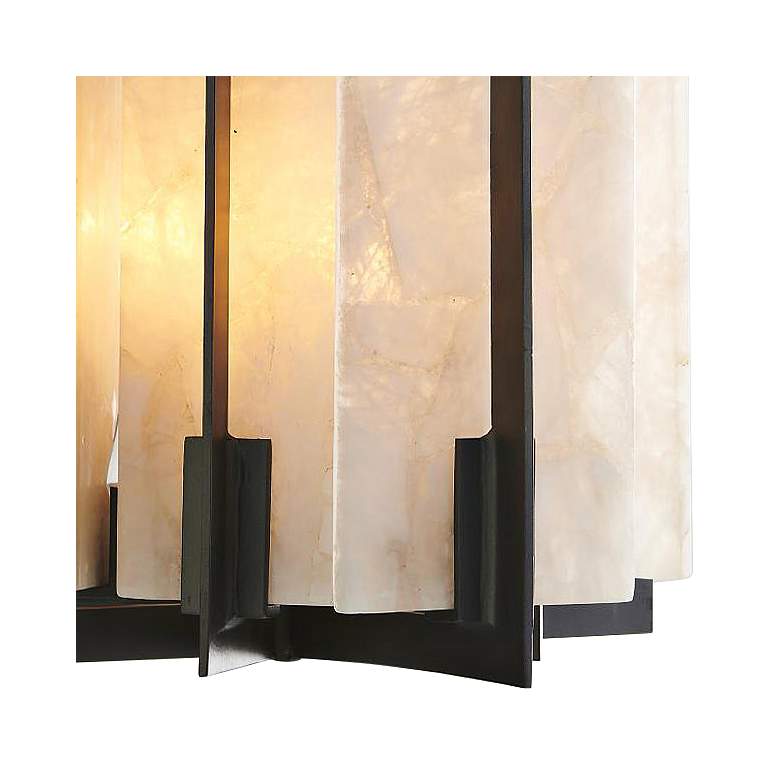 Image 3 Global Views Quartz Hall 16" Wide Bronze Pendant Light more views
