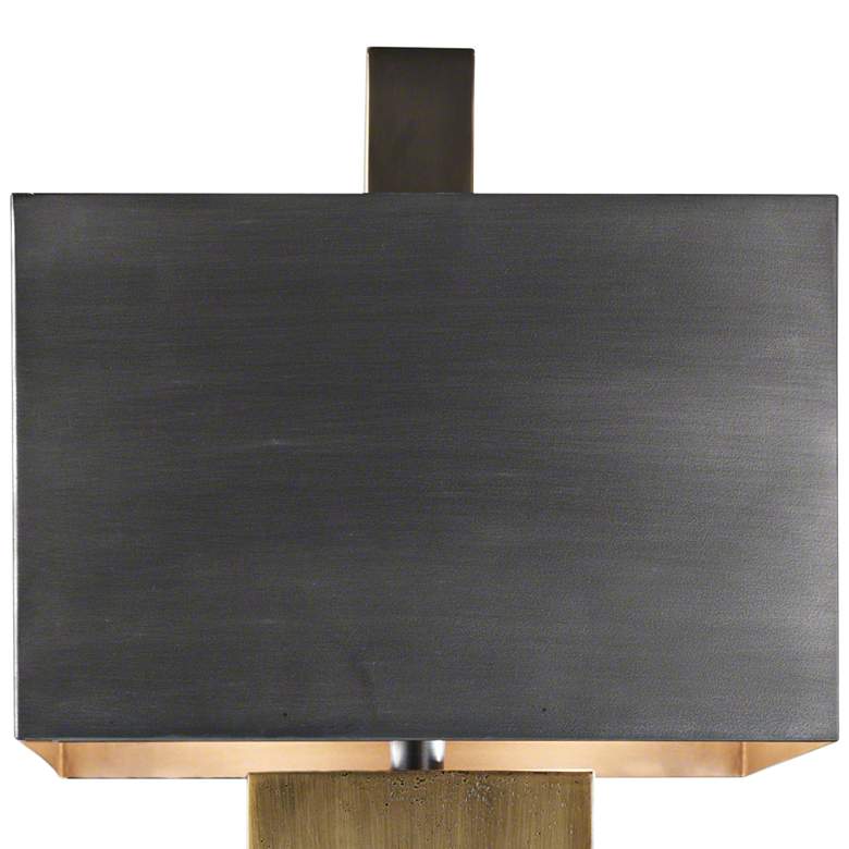Image 2 Global Views Tortoise 29" Ombre Brass and Modern Bronze Table Lamp more views