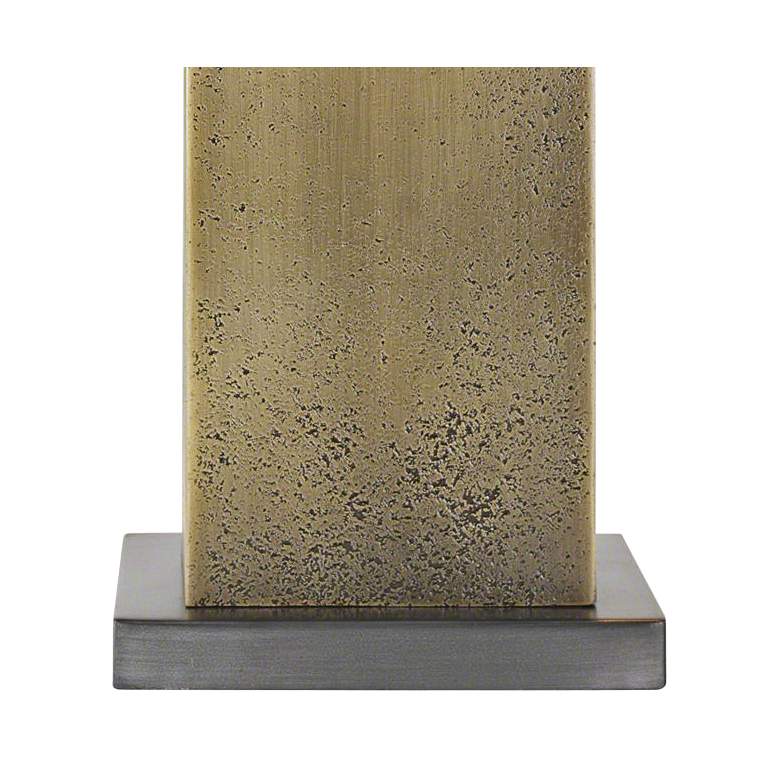 Image 3 Global Views Tortoise 29" Ombre Brass and Modern Bronze Table Lamp more views