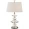 Global Views Tribal 36" High Clear Crystal Table Lamp