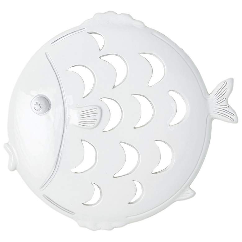 Image 1 Global Views Tropical Fish Ceramic Wall Art Sculpture