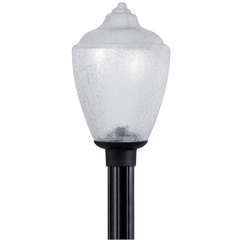 Image 2 Globe and Acorn 19 inch High Black Outdoor Post Light