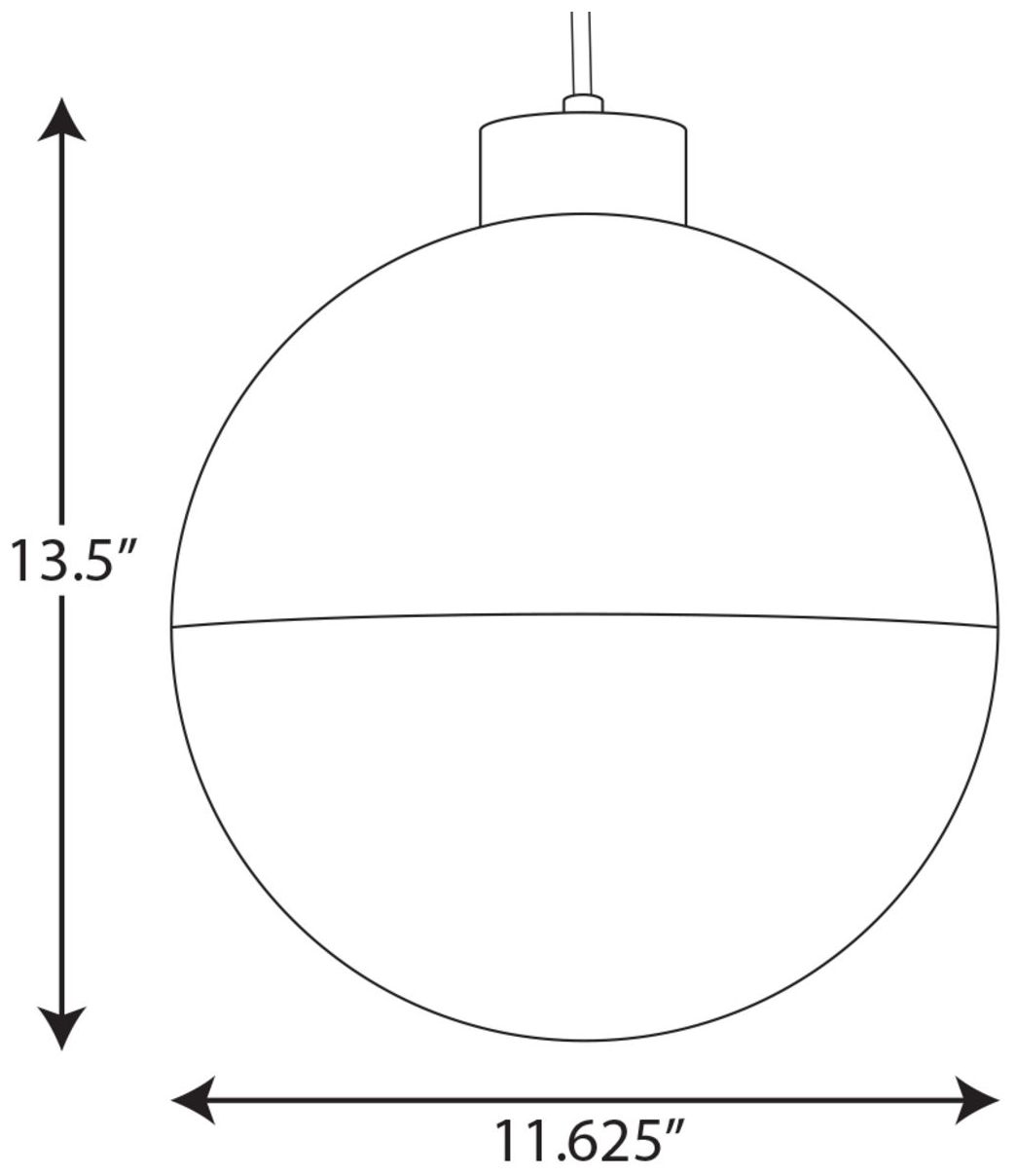 Image 4 Globe LED Collection One-Light LED Pendant more views