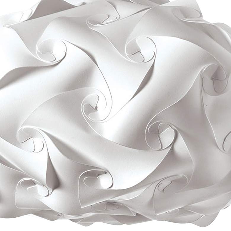 Image 3 Globus 25" Wide White Squash Pendant Light more views