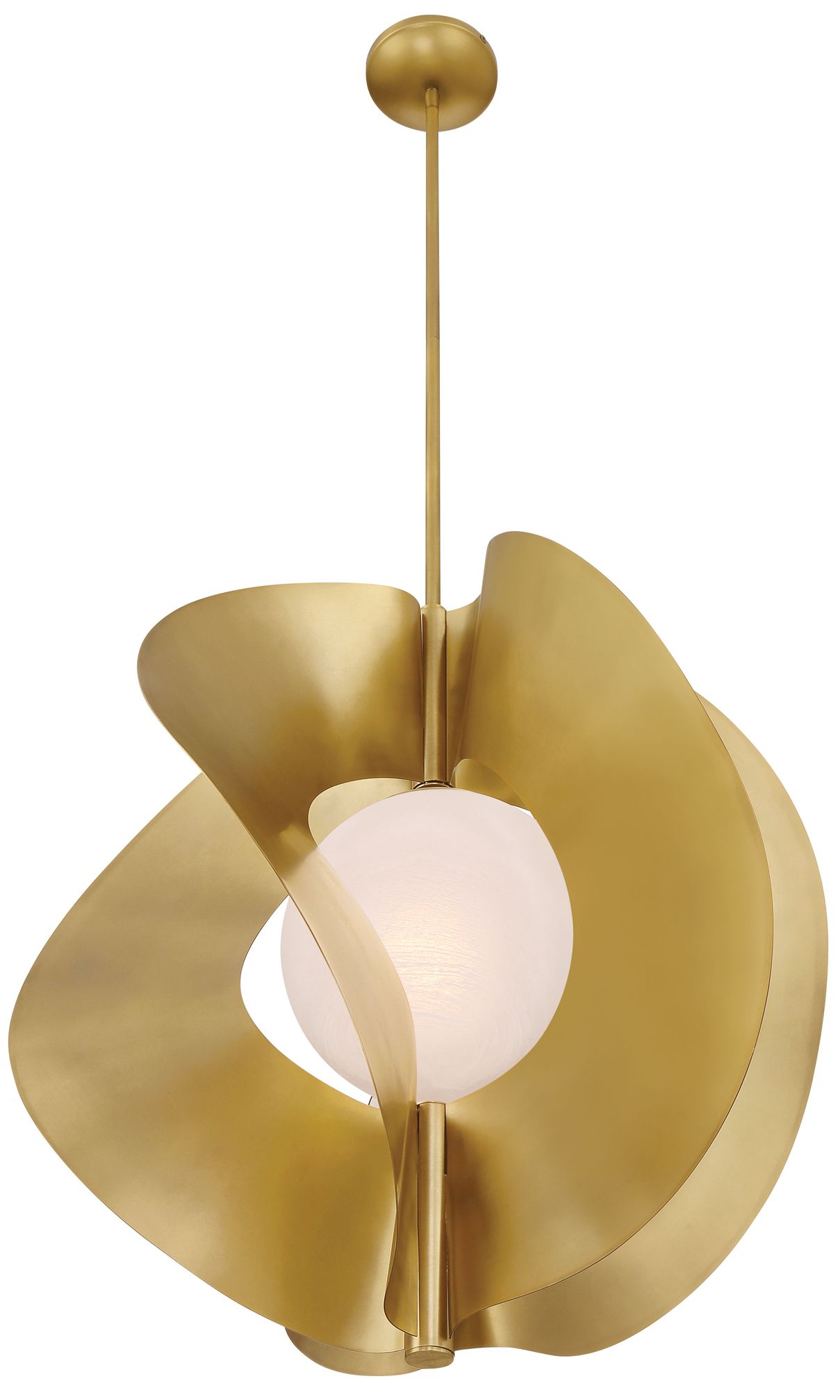 Image 5 Gloria 24" Wide Legacy Brass Geometric Pendant Light more views