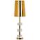 Gloria French Golden and Crystal Table Lamp