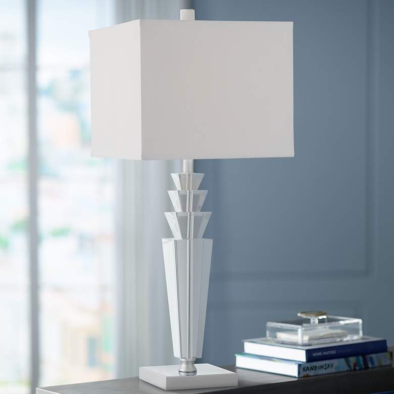 Image 1 Gloria Luxe Crystal Table Lamp by Vienna Full Spectrum