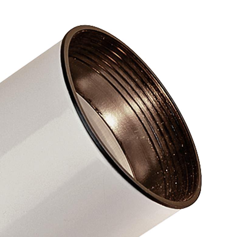 Image 3 Gloss White 8" High Adjustable Accent Uplight more views