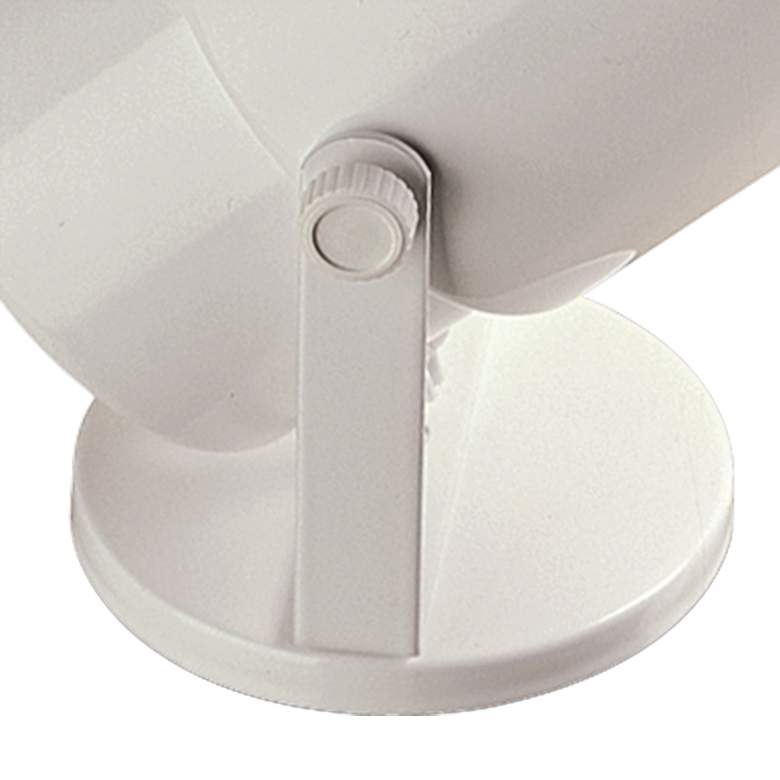 Image 4 Gloss White 8" High Adjustable Accent Uplight more views