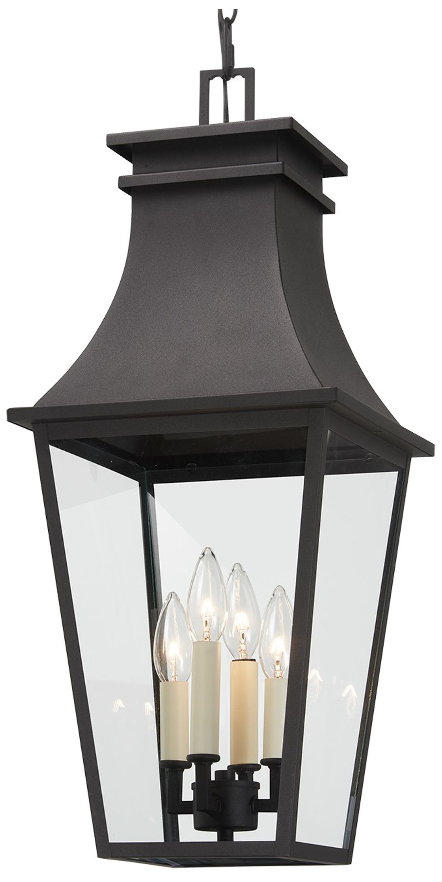 Image 2 Gloucester 25 1/4"H Sand Coal 4-Light Outdoor Hanging Light more views
