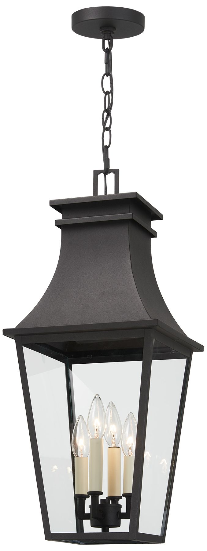 Image 4 Gloucester 25 1/4"H Sand Coal 4-Light Outdoor Hanging Light more views