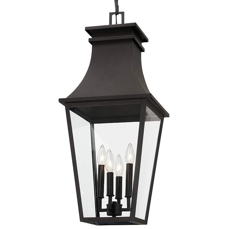 Image 2 Gloucester 28 3/4"H Sand Coal 4-Light Outdoor Hanging Light more views