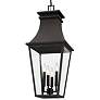 2_Gloucester 28 3/4"H Sand Coal 4-Light Outdoor Hanging Light more views